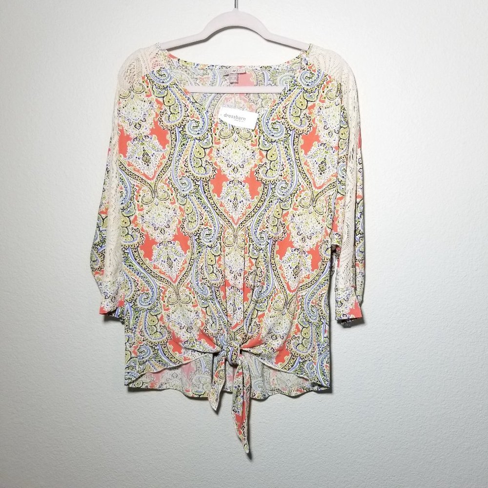 NWT Dress Barn Roz&Ali Blouse - Size 1X
